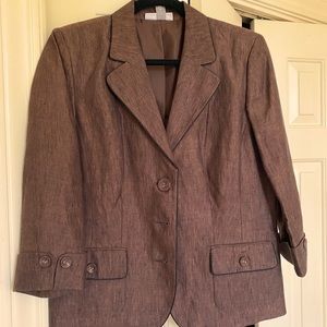 Lined dress jacket.